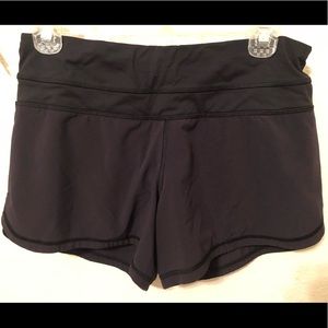 Lululemon Black speed shorts.